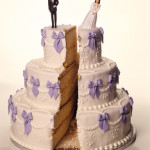 Split Wedding Cake