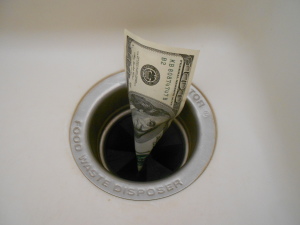 money-down-the-drain
